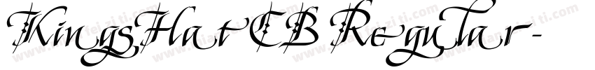 KingsHatCB Regular字体转换
